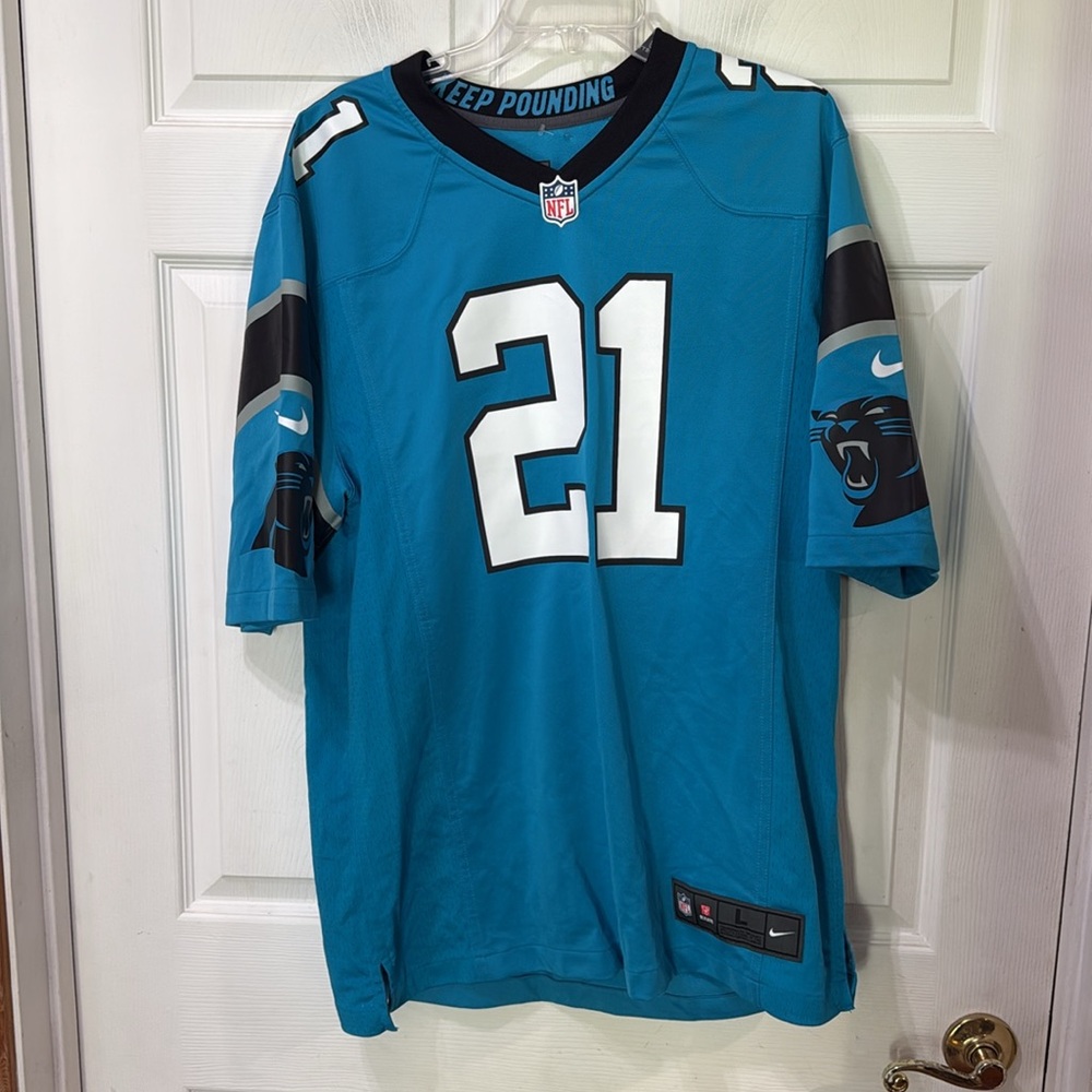 Authentic NFL/NFL Players/Nike Carolina Panthers #21 Chinn Jersey Size L